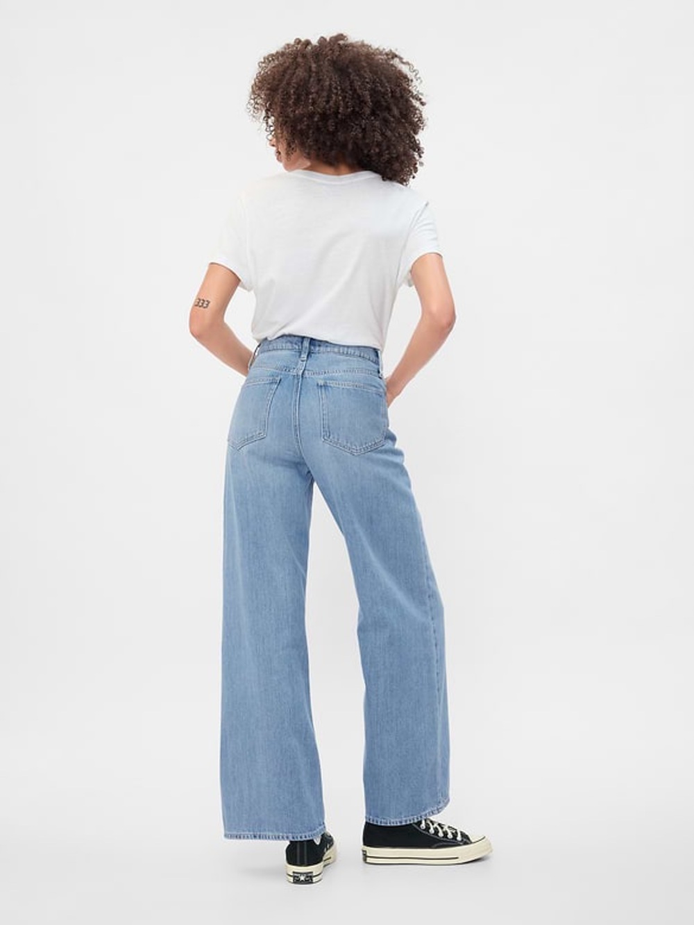 Perfect for Summer Gap High Rise Wide Leg Jeans